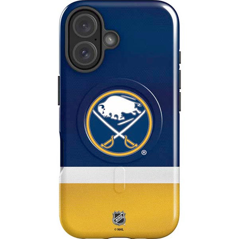 NHL Buffalo Sabres Jersey iPhone 16 Magsafe Impact Case